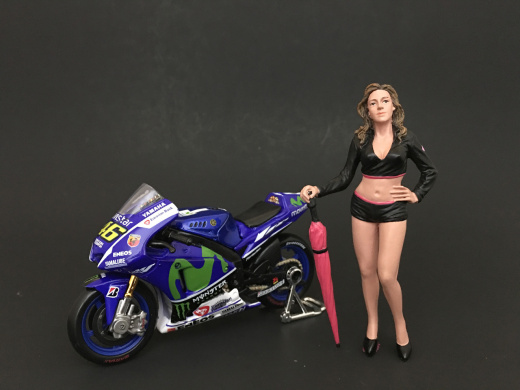 American Diorama Umbrella Girl II Figure for 1:24 Scale Models