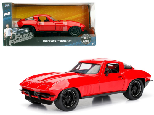 Letty's Chevrolet Corvette Fast & Furious F8 Diecast Model Car