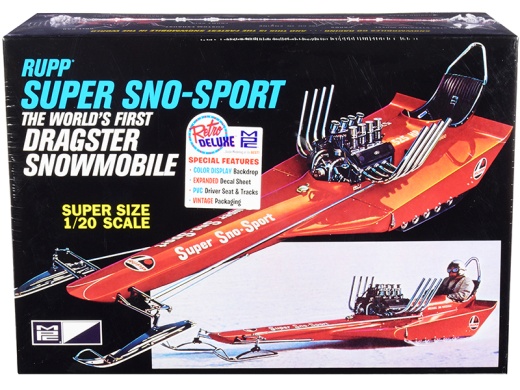Rupp Super Sno-Sport Snowmobile Dragster Model Kit