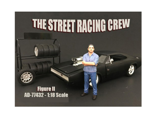 The Street Racing Crew Figure II for 1:18 Scale Models by American Diorama