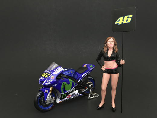 Paddock Girl Figure For 1:24 Scale Models By American Diorama