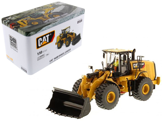 CAT Caterpillar 966M Wheel Loader With Operator 'High Line Series' 1/50 Diecast Model By Diecast Masters