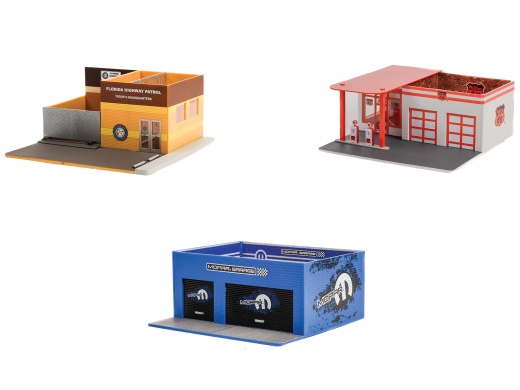 Mechanic's Corner 3 Piece Diorama Set Series 9 - 1/64 Scale Models by Greenlight