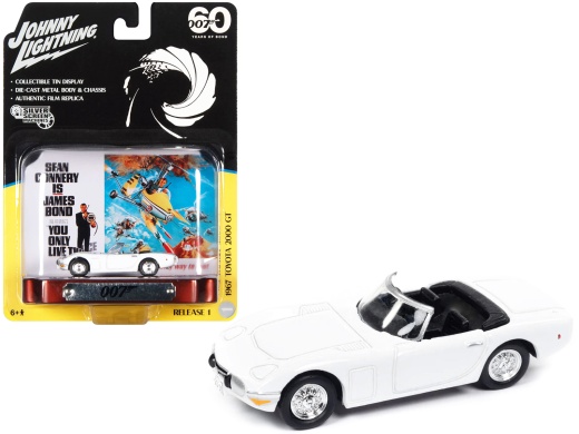 1967 Toyota 2000 Gt Convertible Rhd Diecast Model Car by Johnny Lightning