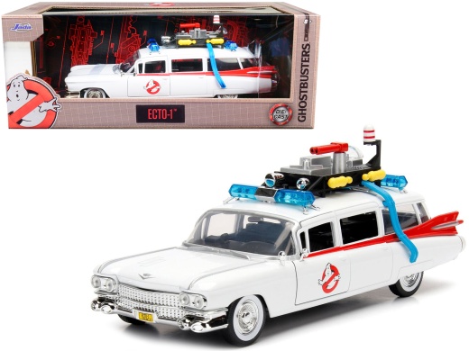 1959 Cadillac Ambulance Ecto-1 Ghostbusters Movie Diecast Model Car