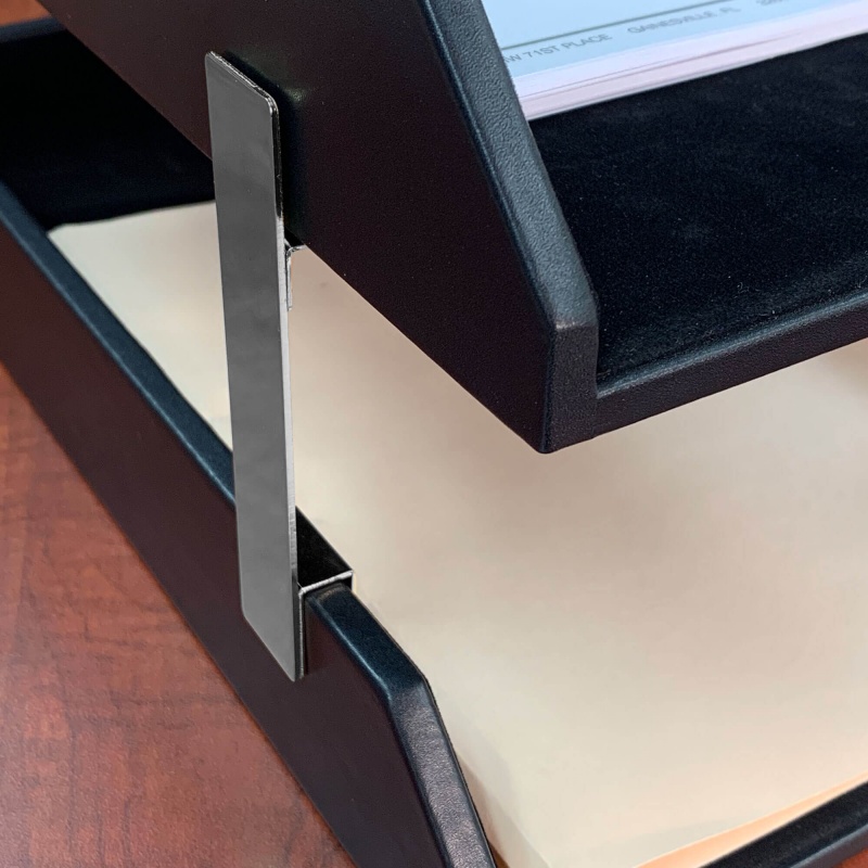 Silver Stacking Tray Post Set
