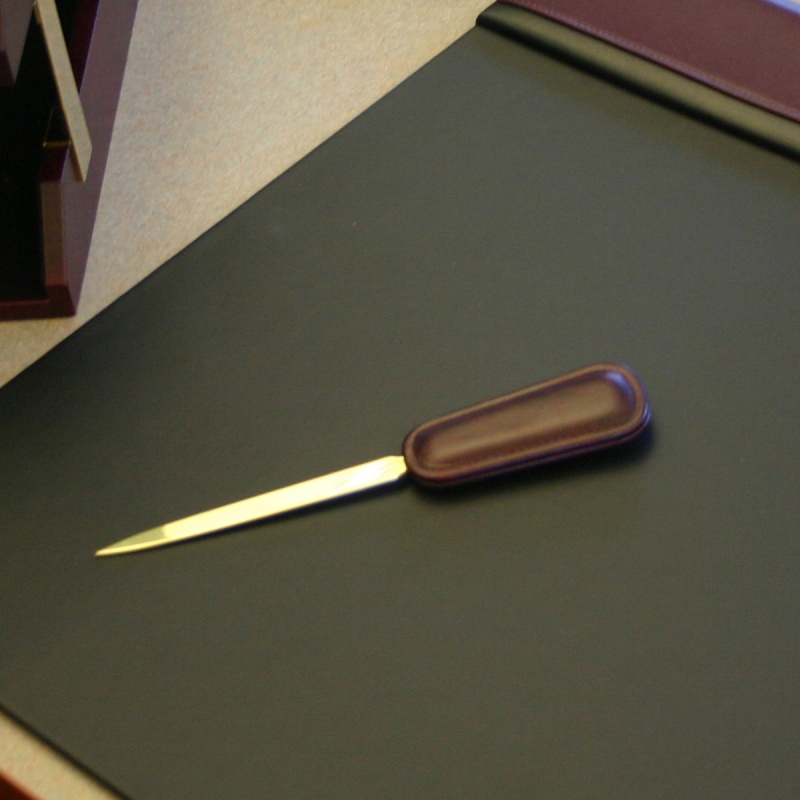 Two-Toned Leather Letter Opener