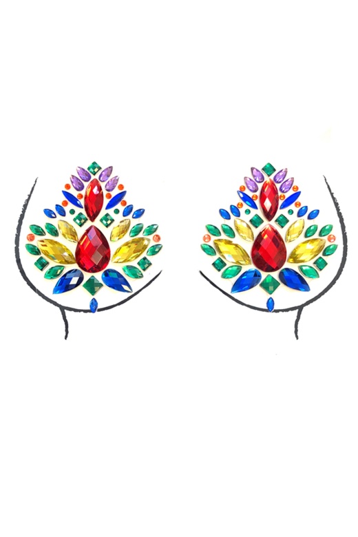 Rainbow Pride Tribe Crystal Nipztix - Donna Di Capri