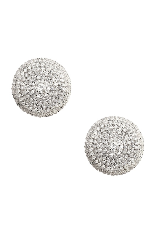 The Big O Silver Crystal Jewel Reusable Silicone Nipztix Pasties by Donna Di Capri