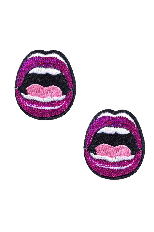 Sexy Mouth Sequin Nifty Nipztix by Donna Di Capri
