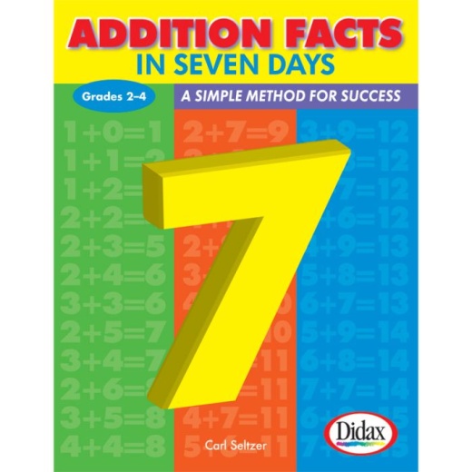 Addition Facts in 7 Days: Unlock Math Confidence for Kindergarten to 2nd Grade Students