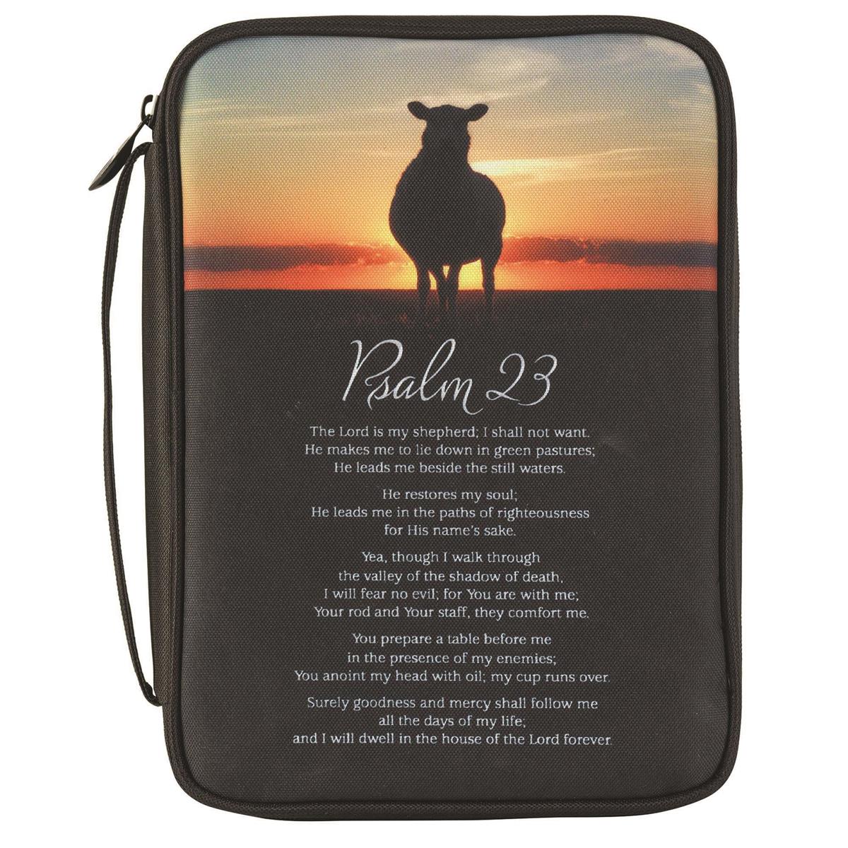 Bible Cover Psalm 23 Large Print Poly