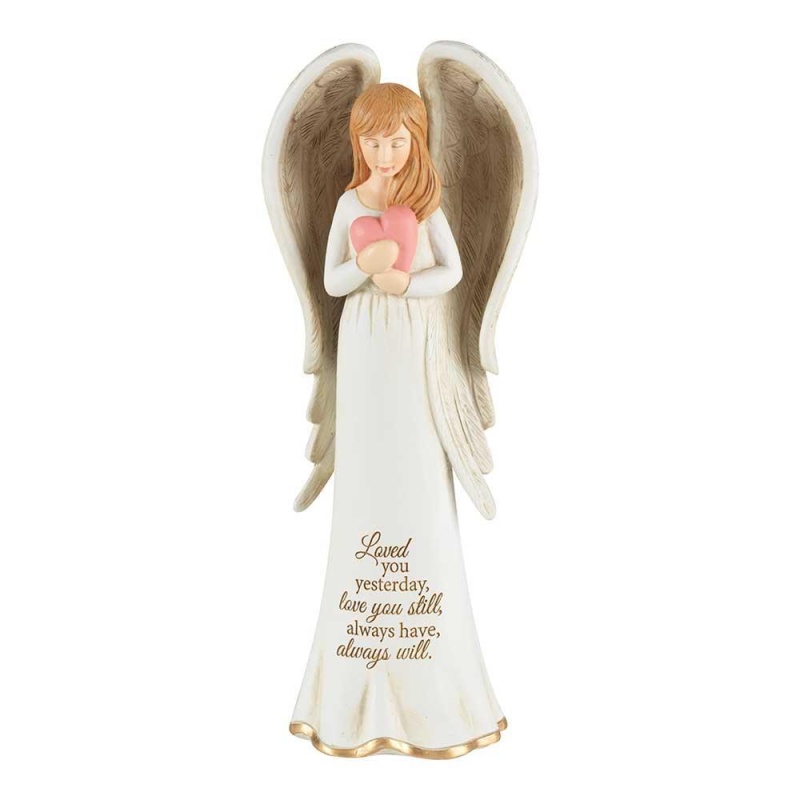 Angel Figurine With Heart - Love You