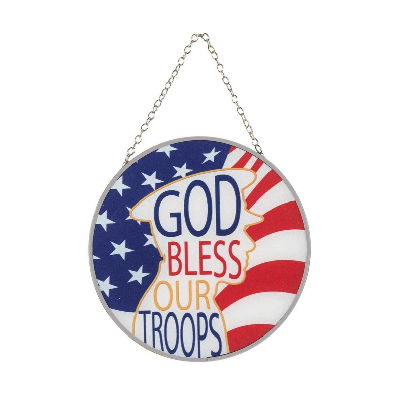Sun Cat God Bless Our Troops W/Sct Cup 6