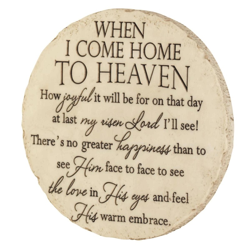 Stepping Stone When I Come Home Resin