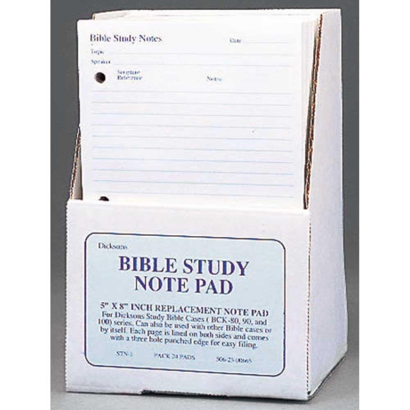 Memo Pad For Bible Study Case