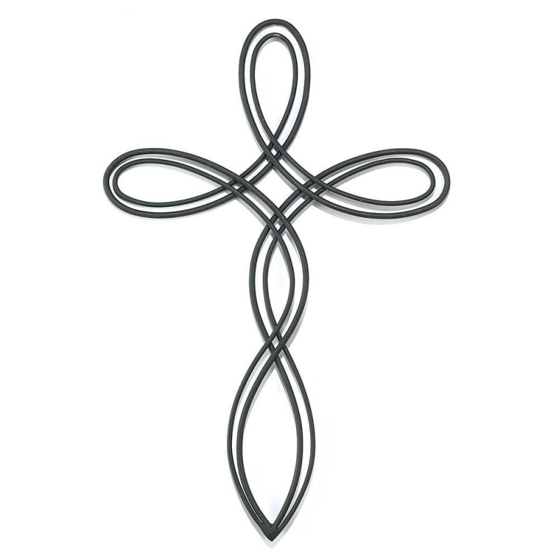 Oval Open Wall Cross