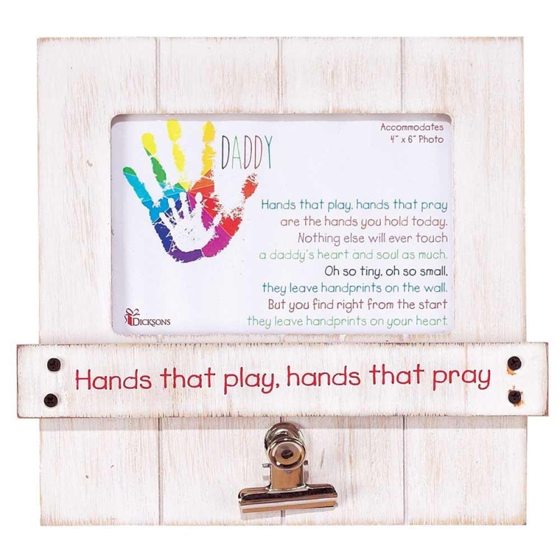 Wall Decor Daddy; Hands That Play & Pray