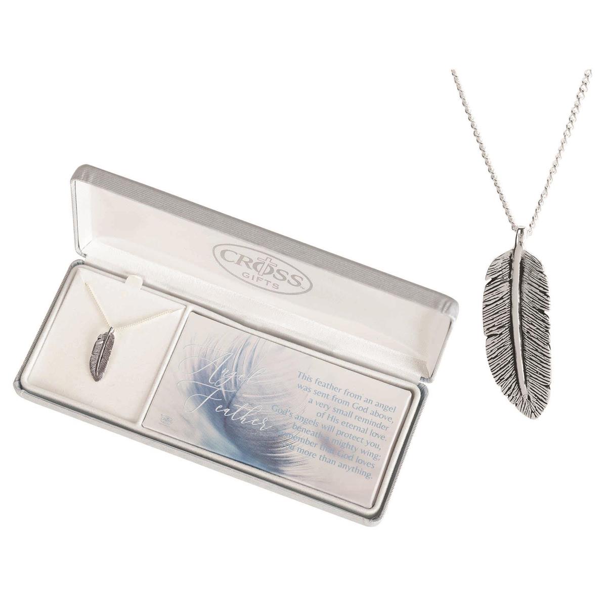 Angel feather deals pendant