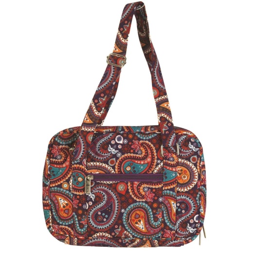 Large Paisley Quilted Bible Cover
