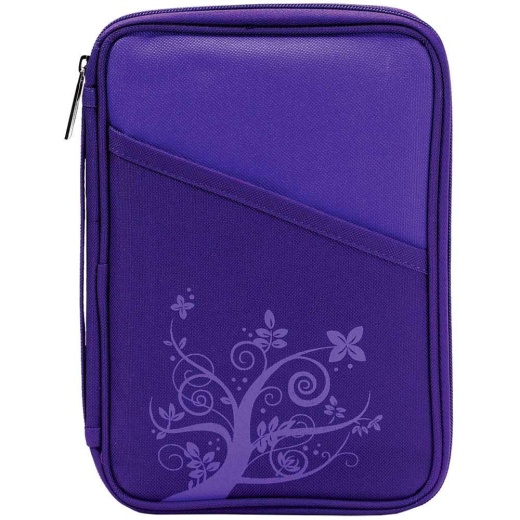 Bibl Cov Purple Thinline Cnvs