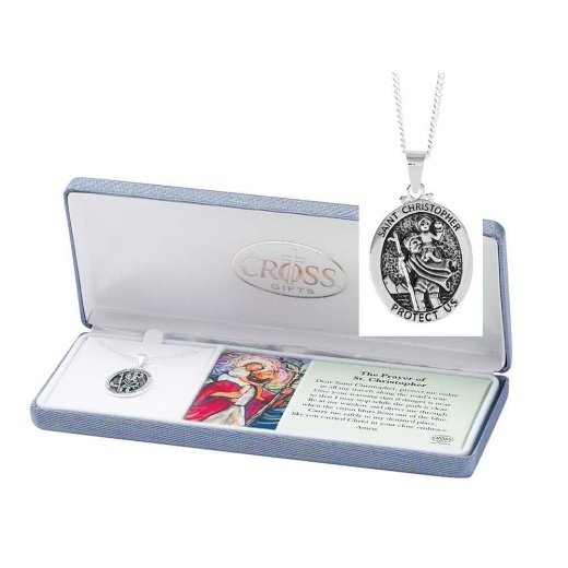 Prayer of St. Christopher Necklace - A Symbol of Faith and Protection