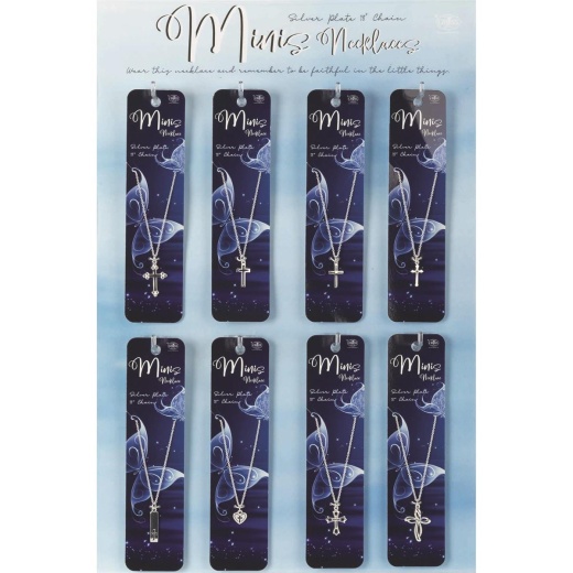 Prepk Minis Necklaces Sil Plt - 32 Pc