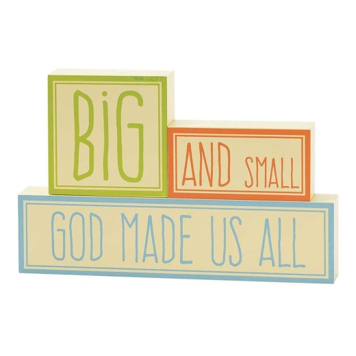 Block Word-Mdf-2 To4" Big & Sm