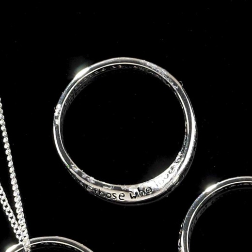 Rng-Sp Inspiring-Rom 8:28 Sz6: A Beautiful Silver Plated Inspirational Ring for Women