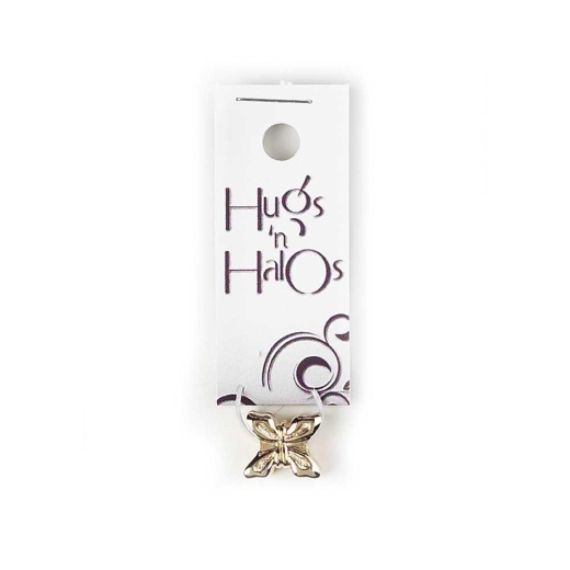 Hugger-Gp Butterfly-Cd - Gold Plated Butterfly Hugger
