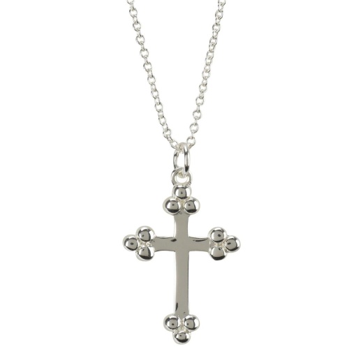 NK Minis Bud Crs Sil Plt 18" Ch Necklaces