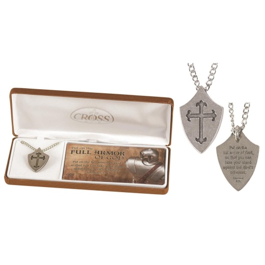 Full Armor Of God Men's Cross Necklace