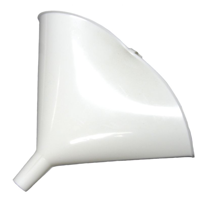 Folding Funnel - White, Plastic, Diameter 5"