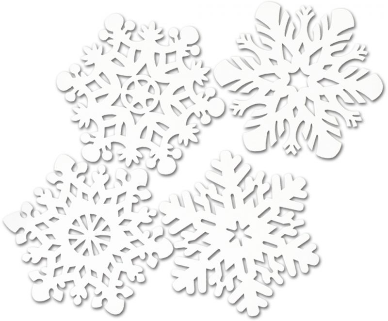 Packaged Snowflake Cutouts