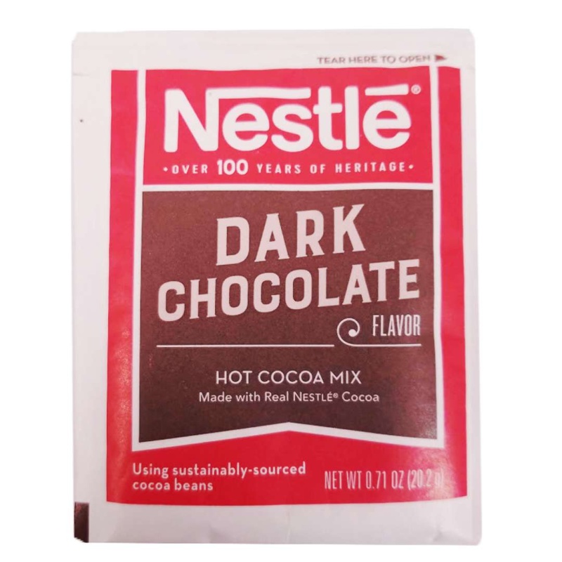 Dark Chocolate Flavor Hot Cocoa Mix Packets - 0.71 Oz