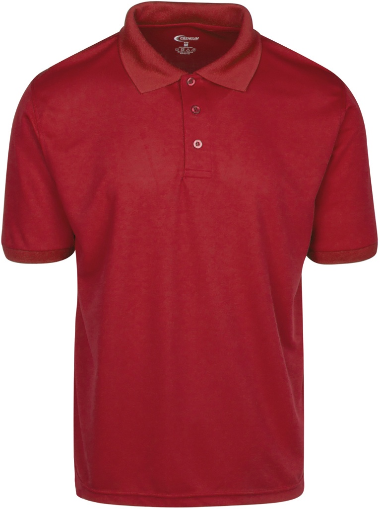 Men's Dri-Fit Polo Shirt - Red, Small