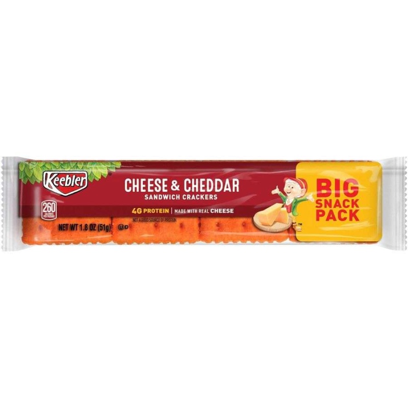 Keebler Crackers - Cheese Cheddar, 1.80 Oz, 8 Pack