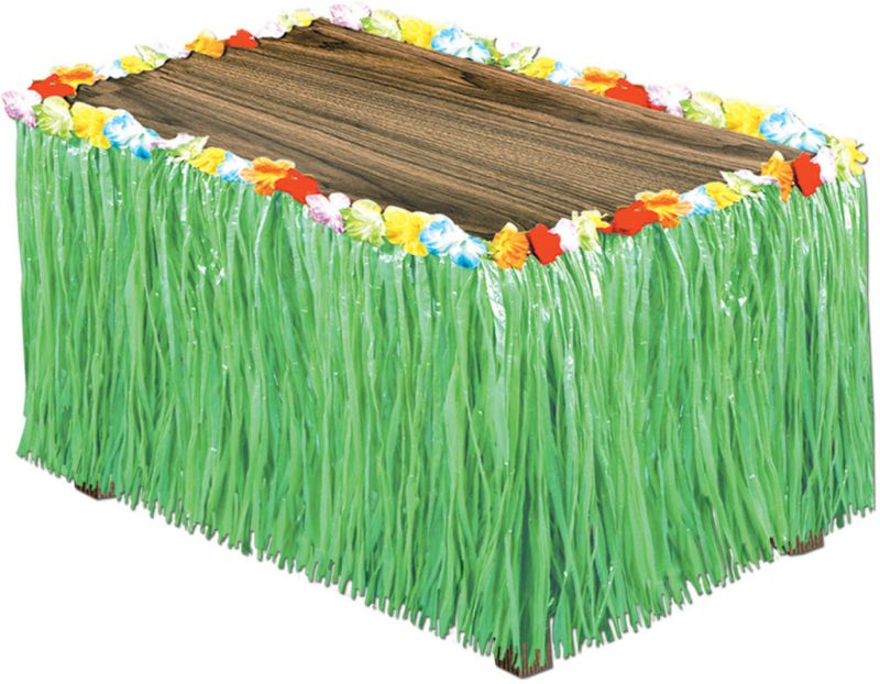 Artificial Grass Table Skirting - Green