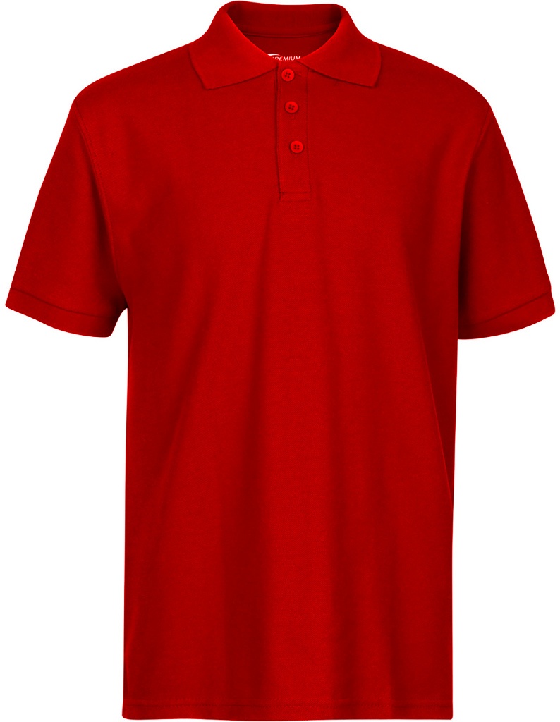 Premium Red Youth Polo Shirt - Size 2/3 (Xxxs)