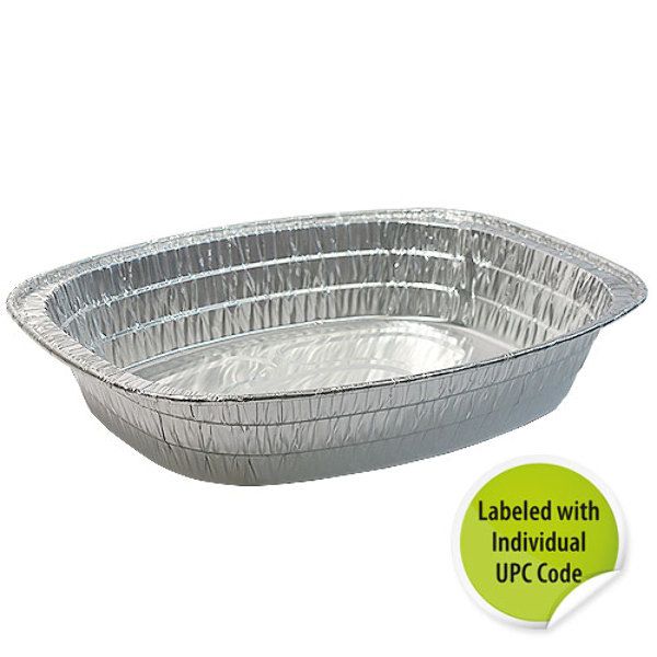 Aluminum Oval Roaster Extra Large - Individually Labeled With Upc - Nicole Home Collection