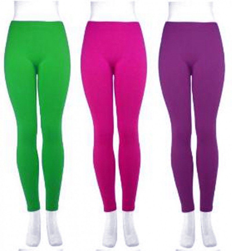 Women's Assorted Color Footless Leggings - Size S/m