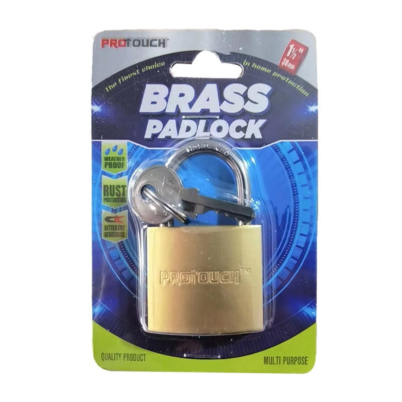 Brass Pad Locks - Rustproof, 1.5"