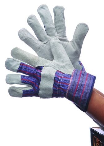 Leather Patch Palm Gloves