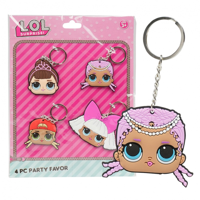 Lol Surprise! Keychain 4 Pack - Assorted