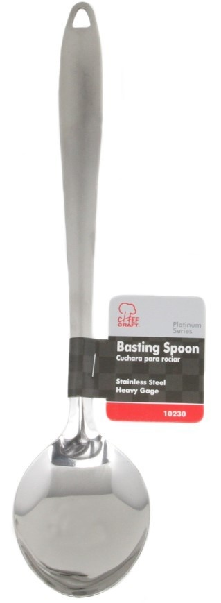 13" Basting Spoons - Stainless Steel
