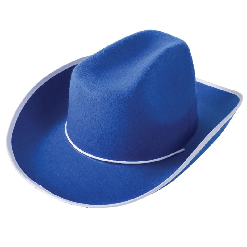 Cowboy Hats - Blue, Felt, Adult
