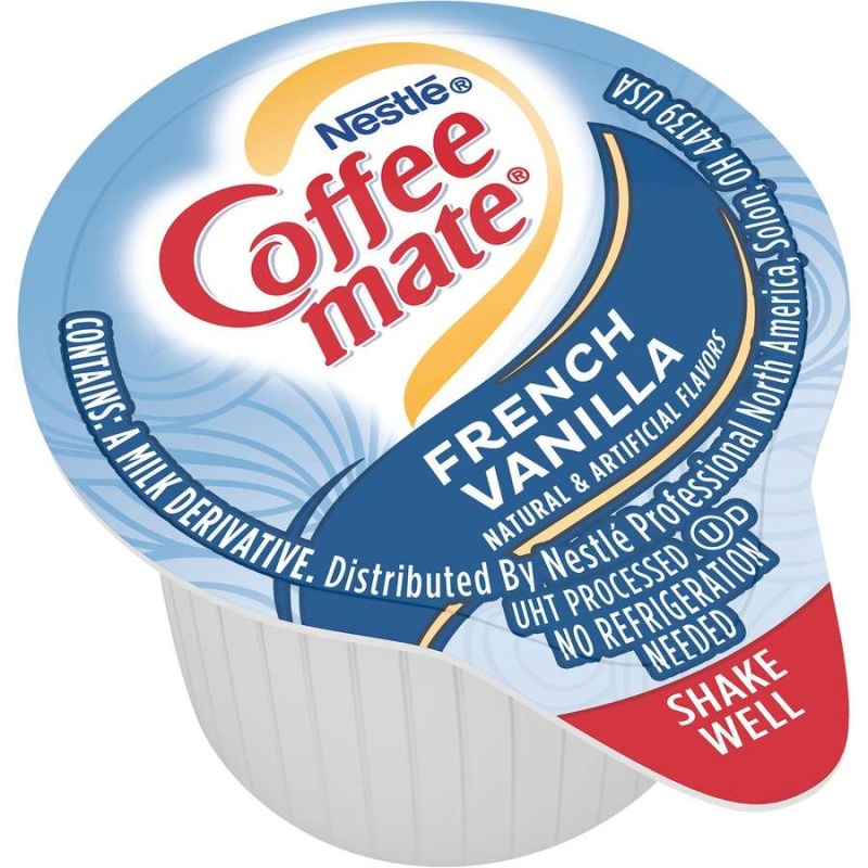 Coffee Mate Single-Serving Creamers - French Vanilla Flavor, 0.38 Oz
