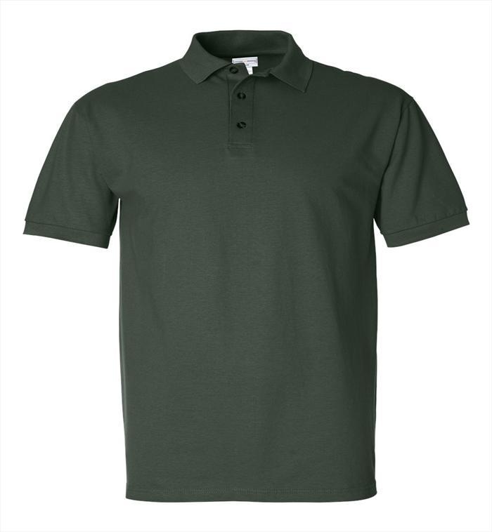 Anvil Men's Pique Polo - Forest Green, 3x