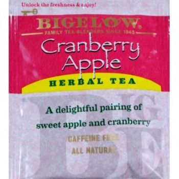 Bigelow Cranberry Apple Herb Tea Single Packet