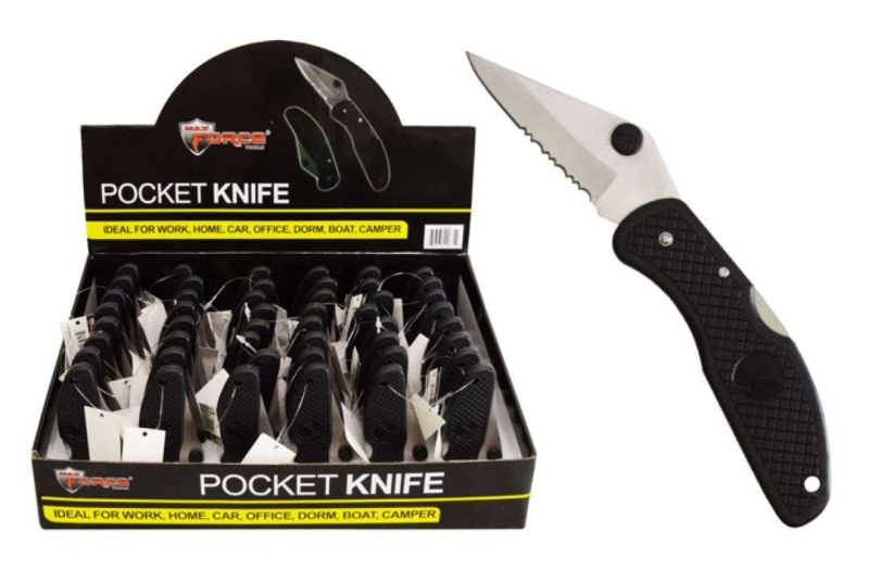 3 1/2" Pocket Knife Black